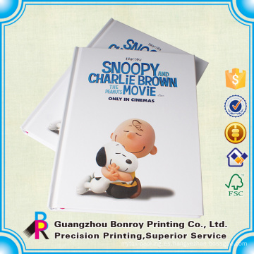 servicio de impresión de libro de tapa dura del colorante de encargo barato cómico de China